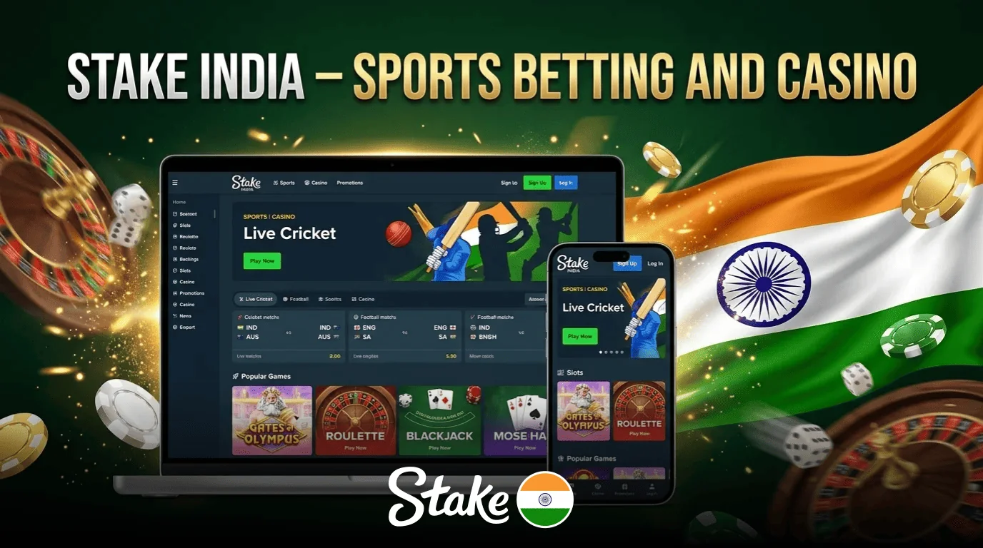 Stake online site in India for sports betting and casino games